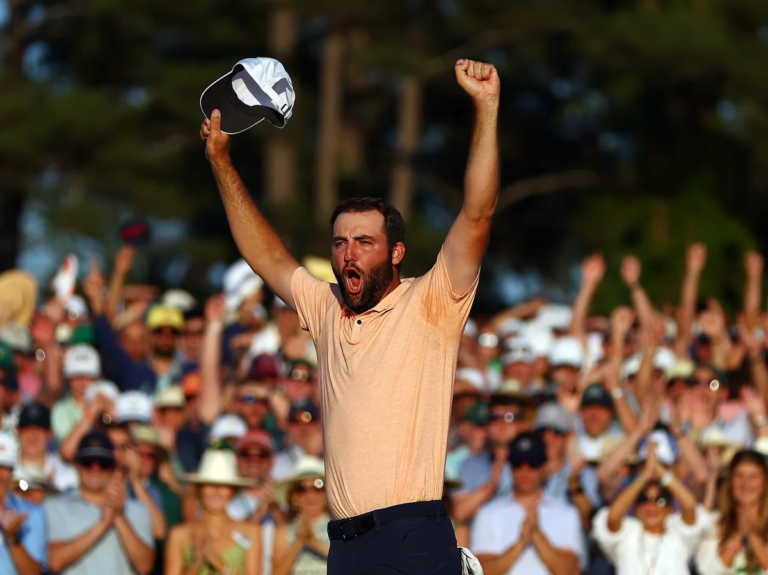 Scottie Scheffler on his remarkable achievement! 🏌️‍♂️🏆